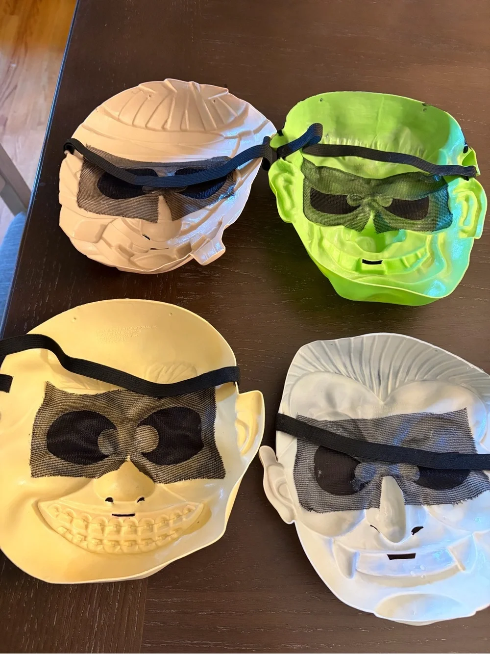 Greenbrier INT Vintage Kids Mask Mummy Dracula Frankenstein and Braces Kid!!